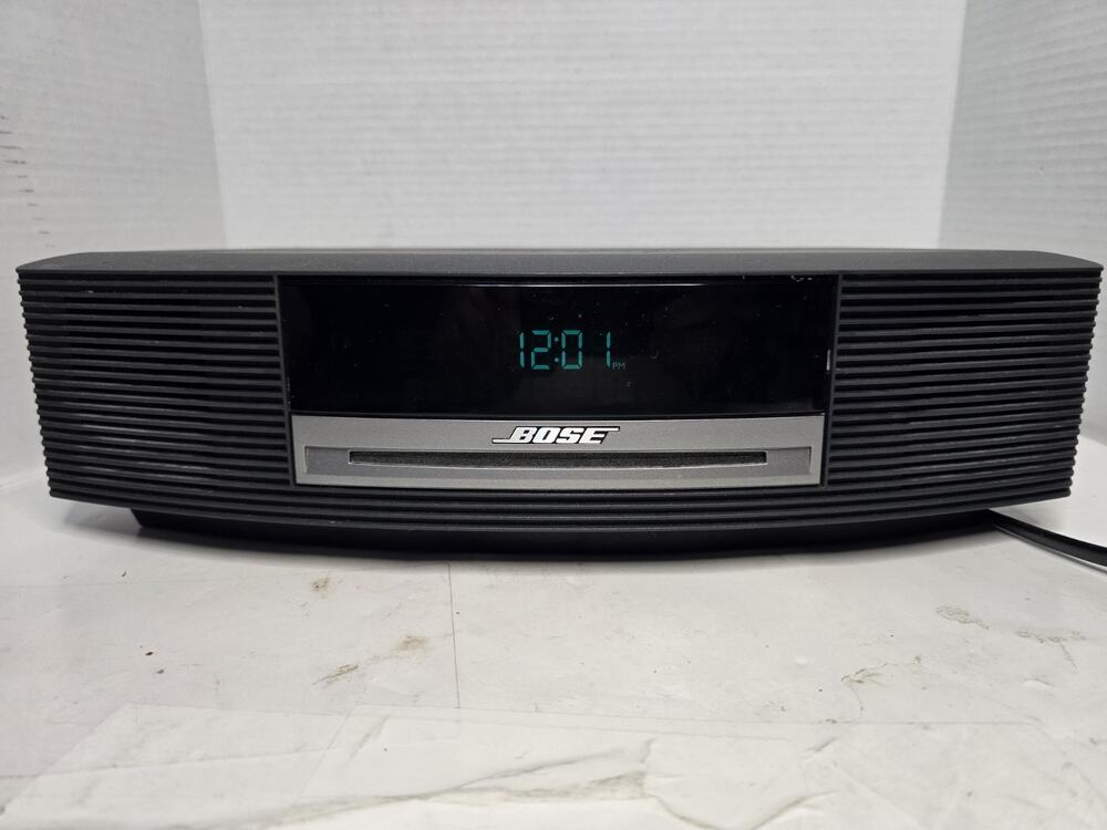 Bose Wave Music System Gray CD Radio Stereo w/ Power Cord Parts Repair No Remote